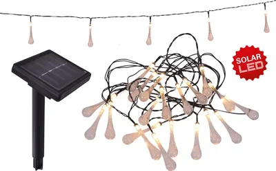 Produktbild von Näve Solar-Lichterkette 20 LED, weiß