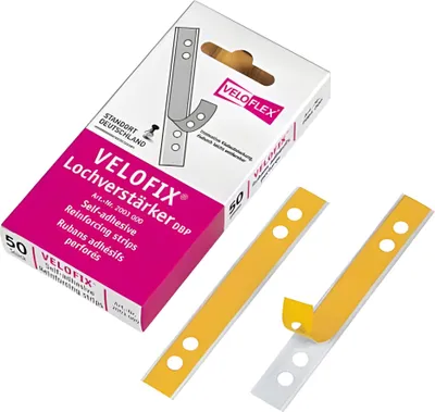 Produktbild von Veloflex Lochverstärker VELOFIX 2003000 105x15mm sk gk 50 St./Pack.
