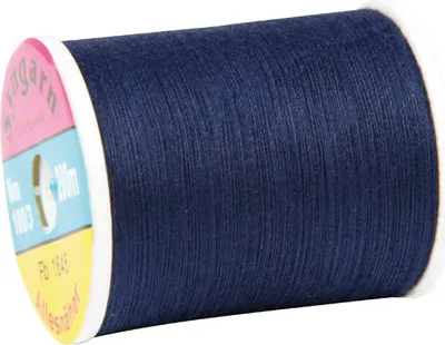 Zdjęcie produktu dla Nić Syn (0,50 EUR / 100 m) - 2 szpulki po 200 m każda (granatowa) wytrzymałość Nm 100/3 - uniwersalna nić do szycia, nić w 100% poliestrowa do wszystkich celów szycia i rodzajów tkanin