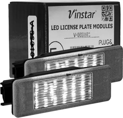 Produktbild von Vinstar LED Kennzeichenbeleuchtung kompatibel mit Nissan Navara ab 04 Juke F15 Note Pathfinder