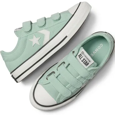 Produktbild von Converse Star Player 76 Kinder Turnschuhe Klettverschluss Wildleder mint Schuhe 35