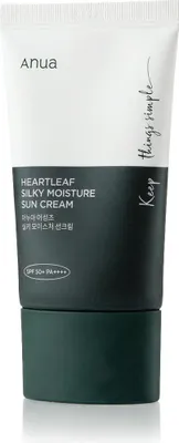 Obrázok produktu pre Anua Heartleaf krém na opaľovanie Silky Moisture Sun Cream SPF50+ PA++++ 50 ml