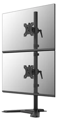 Produktbild von Neomounts DS45-600BL2V Monitorständer für zwei Bildschirme 10-32", Freistehend, 9 kg, 25,4 cm (10"), 81,3 cm (32"), 100 x 100 mm, Schwarz