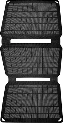 Image de Chargeur solaire Muvit For Change 15 W Noir Noir Taille unique