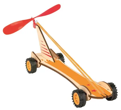 Produktbild von moses. Verlag GmbH PhänoMINT Bausatz Rennwagen mit Gummimotor 8
