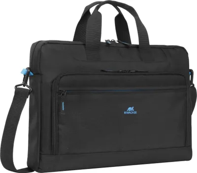 Image de Sacoche PC 17.3" + Compartiments Noire Rivacase
