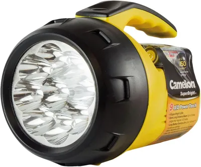 Image de Camelion FL-9LED Jaune Lampe de poche à main LED