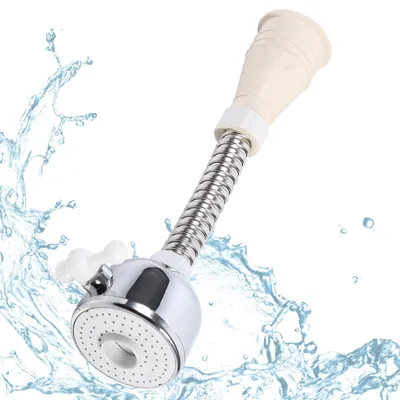 Imagen del producto de Extensión para grifo de cocina, giratorio 360°, ahorrador de agua