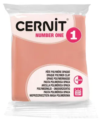 Produktbild von Cernit Polymer Clay N°1 Polymer-Ton English Pink 56 g