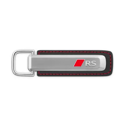 Produktbild von Original Audi Schlüsselanhänger RS, silber/schwarz