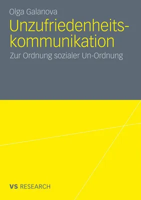 Produktbild von Unzufriedenheitskommunikation