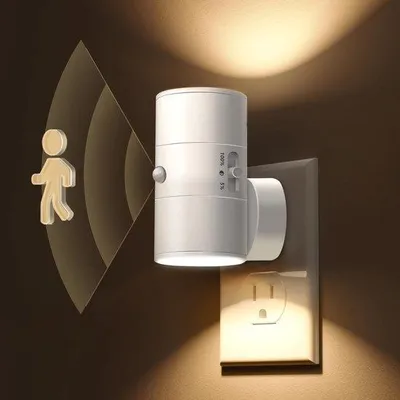 Immagine prodotto di Lampada da comodino a LED dimmerabile con sensore di luce, design moderno, luminosità regolabile, per soggiorno e camera da letto, bianca