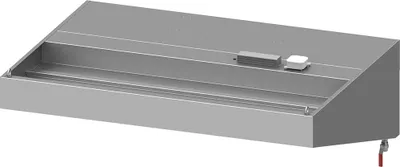 Produktbild von Wandhaube "Basic Line", Schrägform 1200 mm x 1200 mm mit Flammschutzfilter Typ B