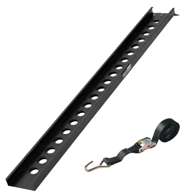 Produktbild von TRUTZHOLM 1 x Auffahrschiene 194 cm Traglast 200 kg Alu Auffahrrampe Verladerampe Rampe schwarz