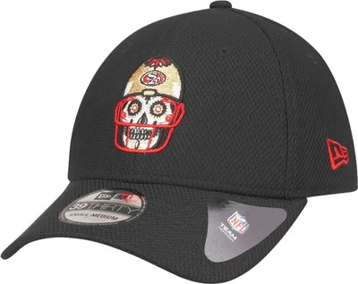 Produktbild von New Era 39Thirty Diamond Cap SKULL San Francisco 49ers - M/L
