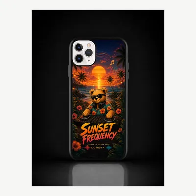 Produktbild von iPhone 11 Pro Max Hülle Handyhülle Schutzhülle Case mit Sonnenuntergang Motiv – LUNØIR ©