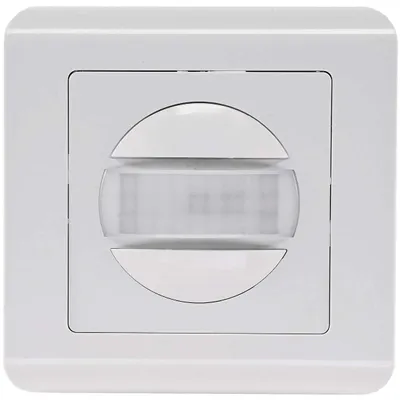 Immagine prodotto di Rilevatore di movimento da incasso - Sostituzione interruttore della luce - 2 fili - 160° - Portata 9 m - Bianco
