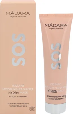 Productafbeelding van MÁDARA Cosmetics SOS HYDRA masker, Moisture+Radiance, Hydraterend masker, Voor dames, Universeel, Hydraterend, Crèmige textuur, 60 ml