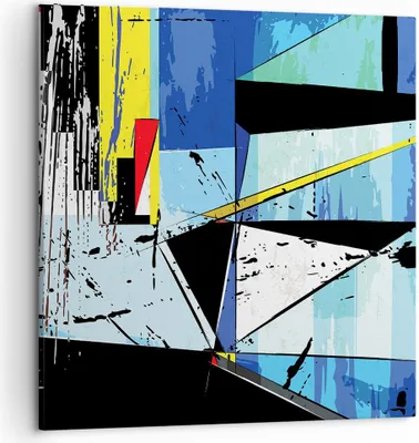 Produktbild von Bild auf Leinwand - Leinwandbild - Abstraktion modern - 50x50cm - Wand Bild - Wanddeko - Wandbilder - Leinwanddruck - Bilder - Kunstdruck - Wanddekoration - Leinwand bilder - Wandkunst - AC50x50-3913