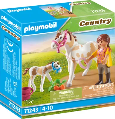 Produktbild von PLAYMOBIL Country Pferd mit Fohlen 71243