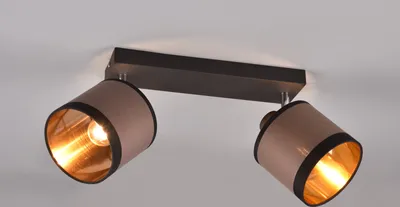 Produktbild von LED Wandleuchten innen Deckenleuchten Treppenhaus Lampenschirme Stoff schwenkbar