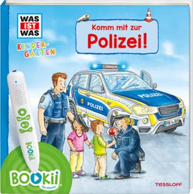 Produktbild von BOOKii® WAS IST WAS Kindergarten Komm mit zur Polizei!