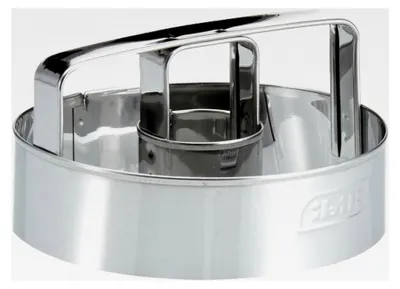 Produktbild von Donut-Ausstecher 9 cm, Silber