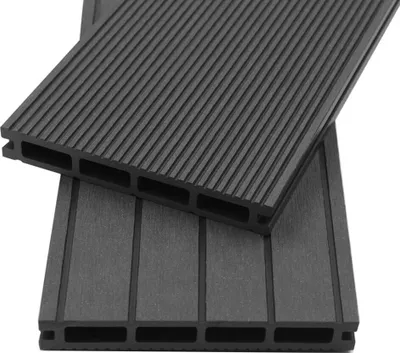 Produktbild von HOME DELUXE WPC Terrassendielen Komplettset (inkl. Unterkonstruktion) SAMANA - Anthrazit 6m²