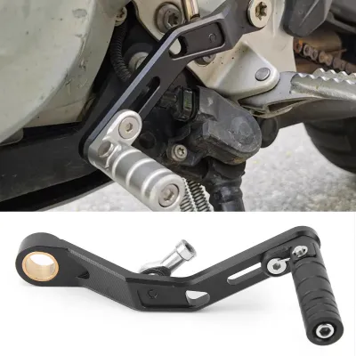 Zdjęcie produktu dla Czarny motocykl Regulowana dźwignia zmiany biegów Stop aluminium Dźwignia zmiany biegów Pasuje do modeli F800GS F700GS F650GS