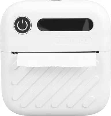 Produktbild von Bluetooth-Etikettendrucker Tragbarer tintenloser Thermodrucker mit mehreren Vorlagen für Zuhause, Schule und Büro Weiß