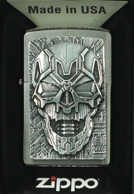 Obrázok produktu pre Zippo Technic Skull Trick, Kov, 1 kusov, Spojené kráľovstvo