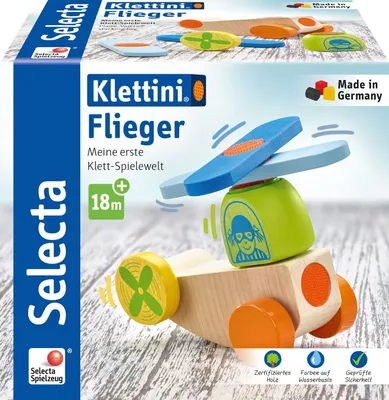 Produktbild von SELECTA Flieger, Klett-Stapelspielzeug, 5 T 0 0 0