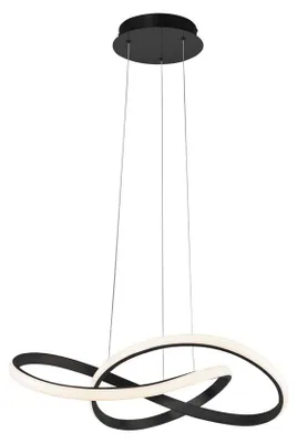 Obrázek produktu pro JUST LIGHT MARIA LED závěsné světlo teplá bílá 25W černá/bílá 15402-18