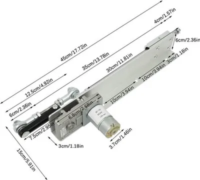 Image de Moteur actionneur linéaire - Moteur télescopique électrique avec une course de 45 cm