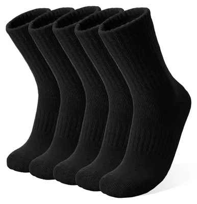 Imagen del producto de Solidchoice - Calcetines de senderismo para mujer - Térmicos, 5 pares, talla 35-42