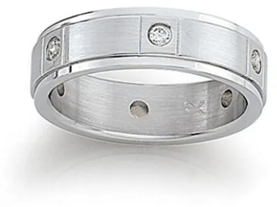 Produktbild von GooiX Damen Ring Edelstahl 444-2071 mit Zirkonia Größe 52 W 16,6