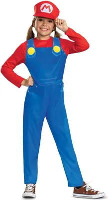 Produktbild von Disguise Super Mario Kostüm Blau 7-8 Years Kinder Blau 7-8 Years