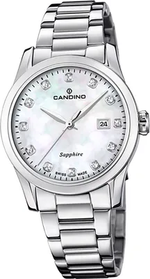Produktbild von Candino Damen Uhr Analog Luxus Edelstahl Armbanduhr Classic silber D2UC4738/1