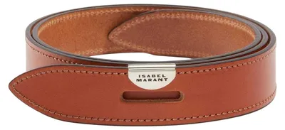 Productafbeelding van Isabel Marant - "Lecce" damesgordel, leer, model GT32152 (maat S) (naturel)