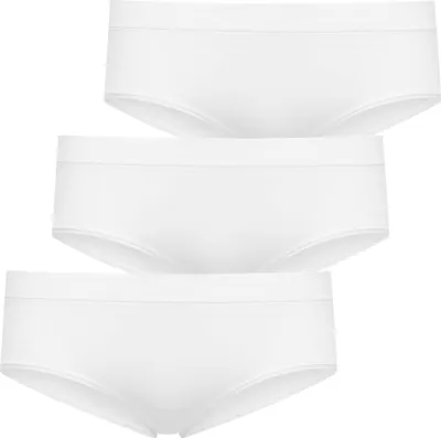 Produktbild von Jockey Damen Hipster-Slips, 3er Pack - Seamfree Hipster, Low Rise, einfarbig Weiß L