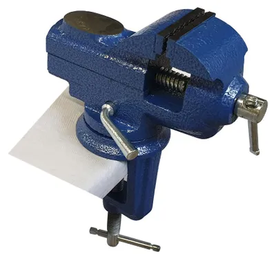 Produktbild von Schraubstock 50mm Tisch-Schraubstock mini für Werkbank drehbar 360°