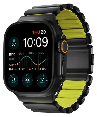 Obrázok produktu pre Nomad Stratos Band, Skupina, Smartwatch, Čierna, Apple, Ultra 1-11 and SE, Titán