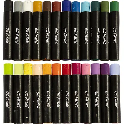 Produktbild von Creativ Company Ölpastelle Pastellfarben 24 Stück kreative Set