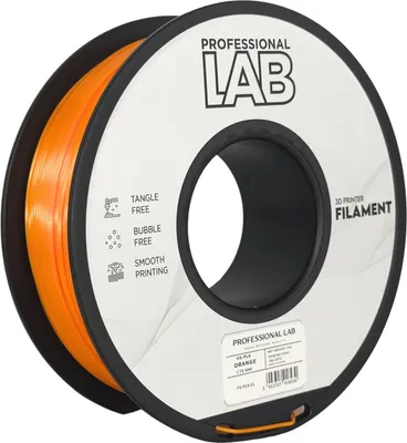 Produktbild von PLA Orange 1.75mm – 1kg 3D-Drucker Filament | Prof. Lab