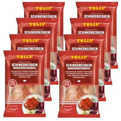 Produktbild von 8x TULIP 600g Surstelze Schinkeneisbein Vakuumverpackt gepökelt Schweinehaxe Schweinsstelze