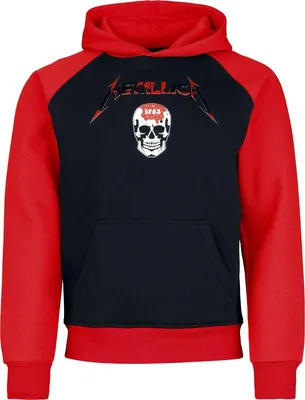 Produktbild von Metallica Kapuzenpullover Herren Logo schwarz/rot XL