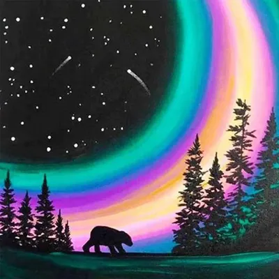 Productafbeelding van Diamantmozaïek, Noorderlicht, Creatief, 30X40 Cm