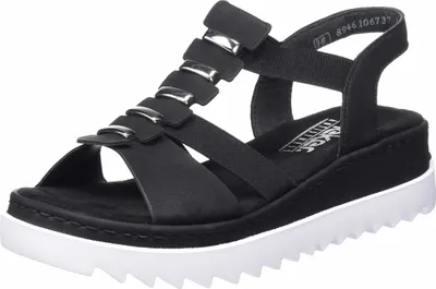 Produktbild von Rieker Damen Sandalette in Schwarz, Größe 42