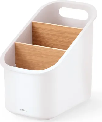 Immagine prodotto di Umbra Utensilienhalter Bellwood, Recycling-Kunststoff, Weiß, Natur, 1022632-668