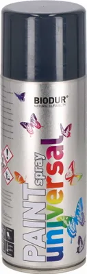Produktbild von Biodur | Sprühlack - Anthrazitgrau (RAL 7016) - 400ml, Sprühfarbe, Lackspray, Universal - Betonfarbe, Sprühlacke für Holz, Metall, Glas